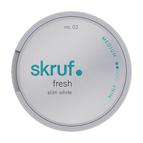 werknemer Monteur rivaal Buy Skruf Fresh White Slim snus — order online at Snus24