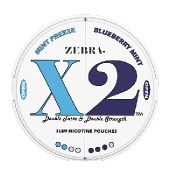 ZebraX2 Freeze Mint and Blueberry Mint