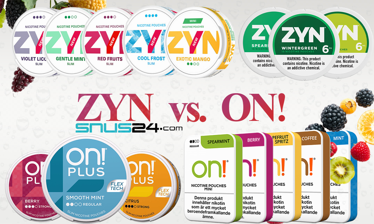 On vs Zyn - We Compare Top Nicotine Pouch Brands